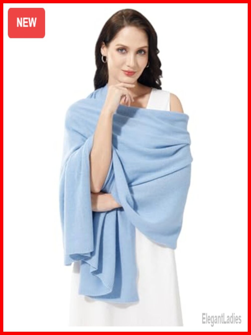 Cashmere Wool Blend Wrap Pashmina Shawl Extra Large Travel Scarf